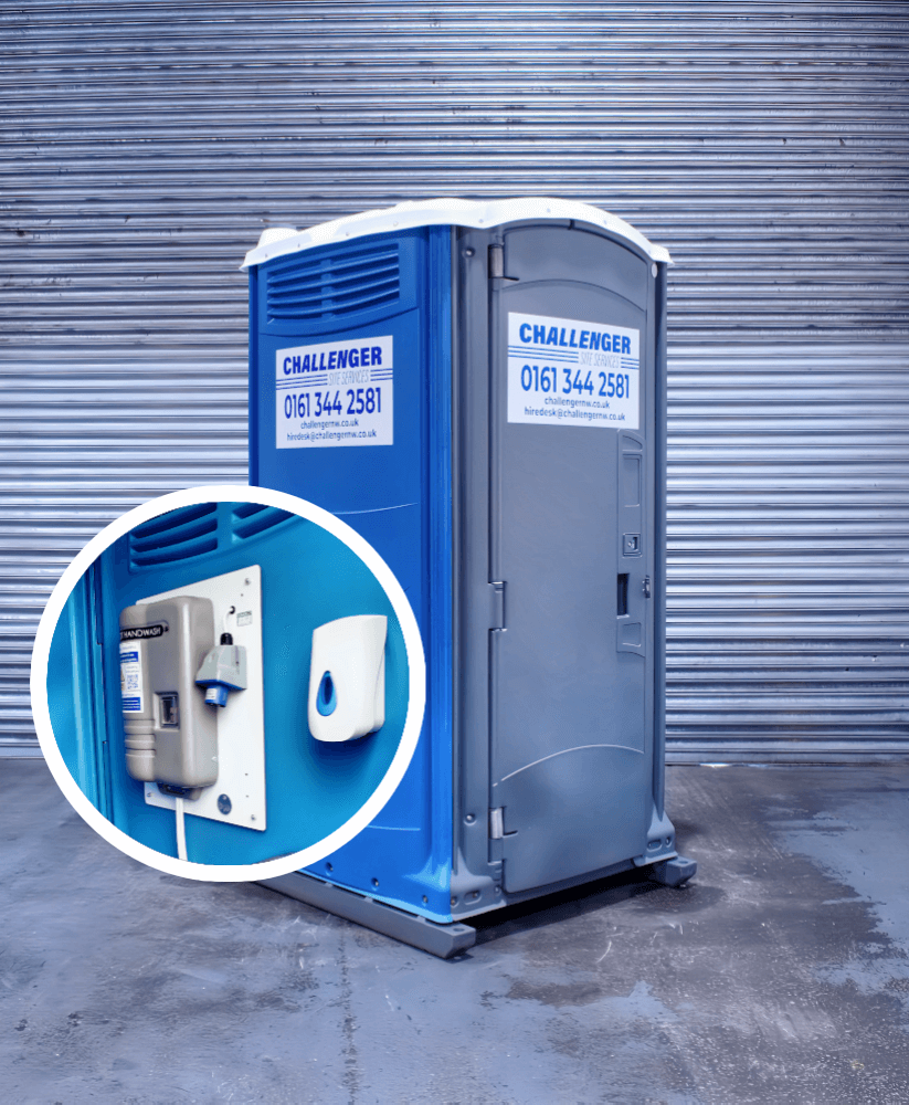 Hot Wash Portable Toilet – Weekly Hire