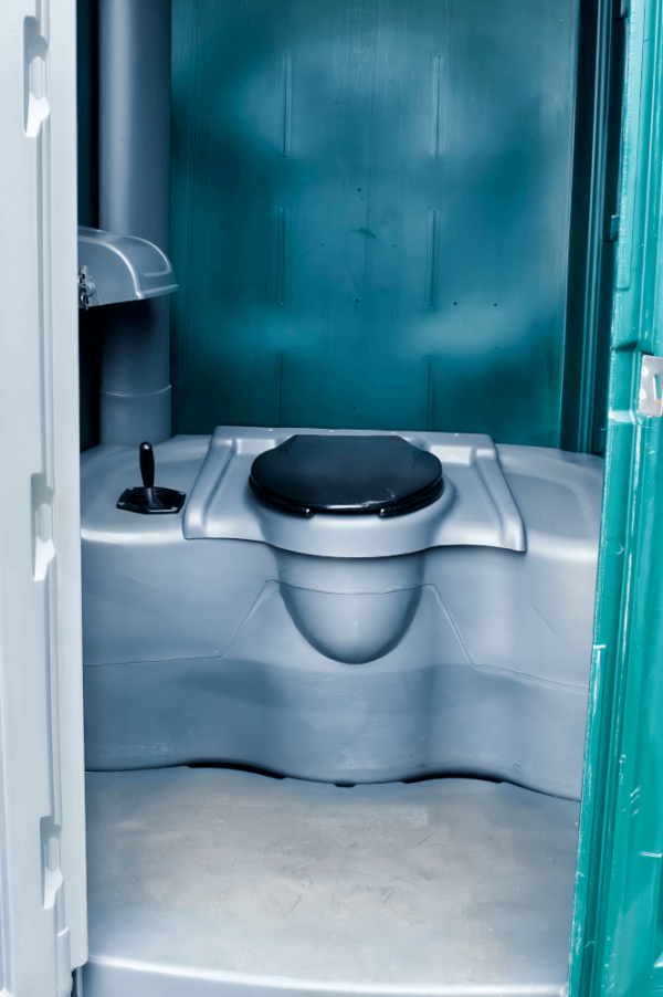 Inside Portablet Toilet